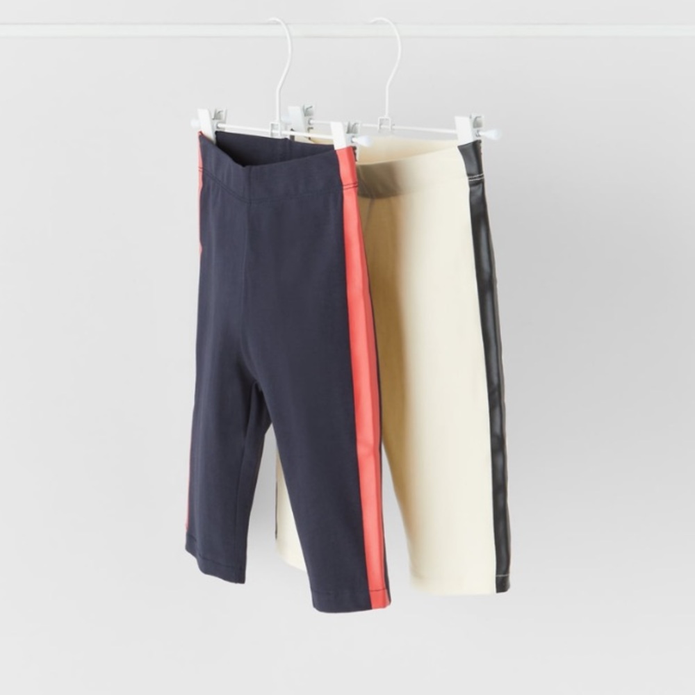 ZARA TWO-PACK OF BIKE SHORTS